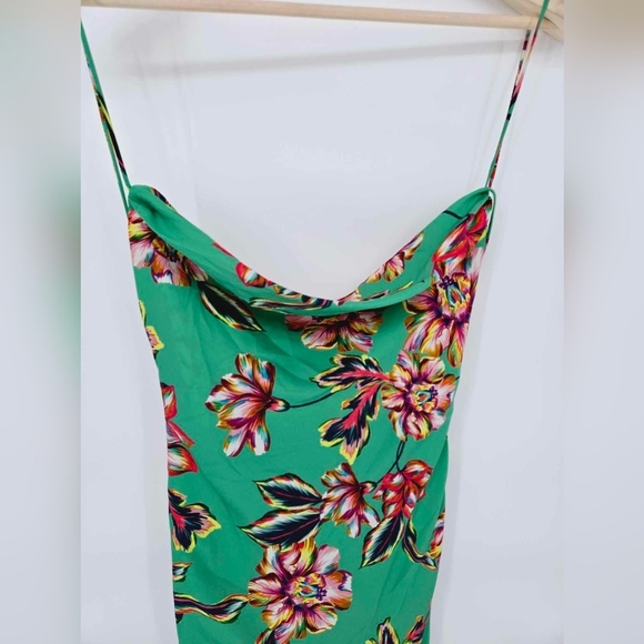 Revolve x Michael Costello Bentley Green Floral Size XS Dress - Picture 7 of 12